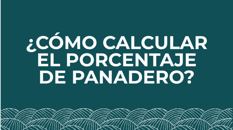 Porcentajes y números rentabilidad de una micropanadería artesanal